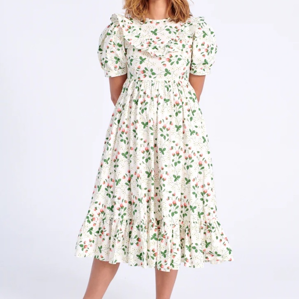 Batsheva x Laura Ashley Strawberry Field May Dress